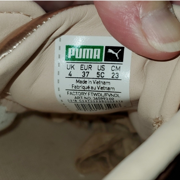 Puma Basket Heart Lunar Lux Big Girls Athletic Shoe Sneakers Size 5c - Picture 7 of 8